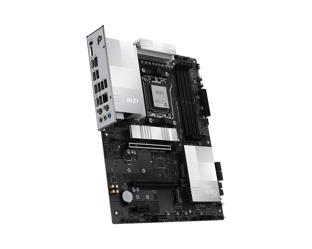 Placa base MSI pro x870e - s evo WiFi am5 ATX · 4x DDR5