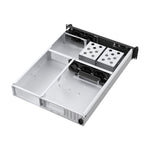 Caja rack Unykach 2u 19 pulgadas plata