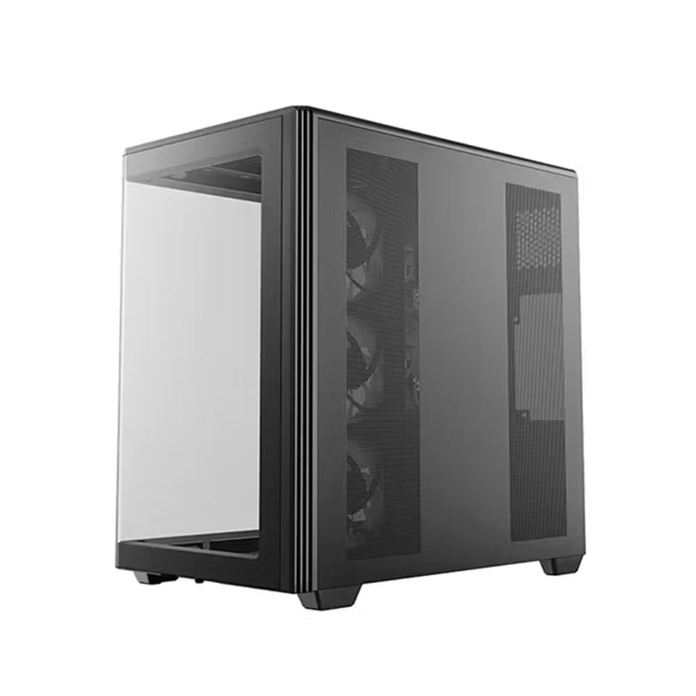 Caja ordenador gaming Deepcool cg590u5f ATX argb cristaltemplado negra