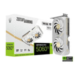 Tarjeta grafica Zotac gaming RTX 5060 ti twin edge oc white edition 8GB gddr7 · 3x dp · 1x HDMI pci express 5.0