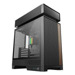 Caja ordenador gaming Deepcool cl6600 wh ATX RGB cristal templado negra y madera