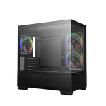 Caja ordenador gaming Deepcool cg380u mATX argb cristal templado negra