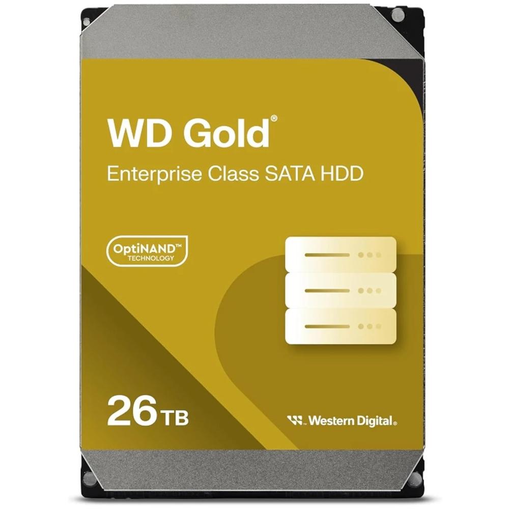 Disco duro interno HDD wd western digital gold 26TB 3.5 pulgadas SATA 6GB - s