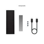Carcasa disco duro TooQ tqe - 2230b para SSD M.2 USB tipo c negra