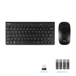 Kit teclado + raton TooQ tqkmw - 3101 - b rf inalambrico negro compacto