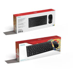 Kit teclado + raton TooQ tqkmw - 3101 - b rf inalambrico negro compacto