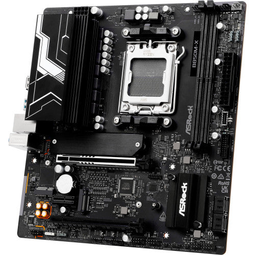 Placa base Asrock b850m - x r2.0 am5 mATX · 2x DDR5