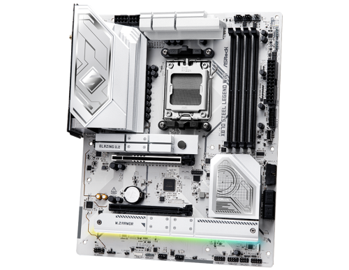 Placa base Asrock x870 steel legend WiFi am5 ATX · 4x DDR5
