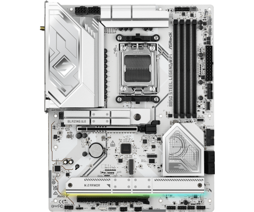 Placa base Asrock b850 steel legend WiFi am5 ATX · 4x DDR5