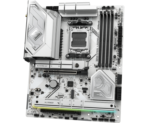 Placa base Asrock b850 steel legend WiFi am5 ATX · 4x DDR5