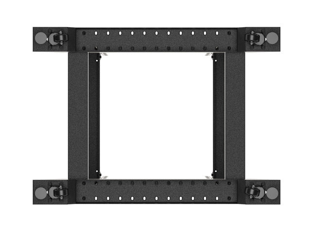 Armario Lanberg abierto rack 19 pulgadas 32u 600x800 negro
