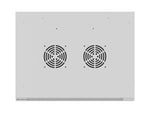 Armario Lanberg mural rack 19 pulgadas 9u · 600x450 flat pack v2 puerta cristal gris