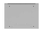 Armario Lanberg mural rack 19 pulgadas 9u · 600x450 flat pack v2 puerta cristal gris
