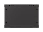 Armario Lanberg mural rack 19 pulgadas 6u · 540x350 flat pack negro puerta cristal