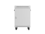 Armario Lanberg rack 19 pulgadas 15u · 600x600 flat pack gris puerta de cristal con lcd