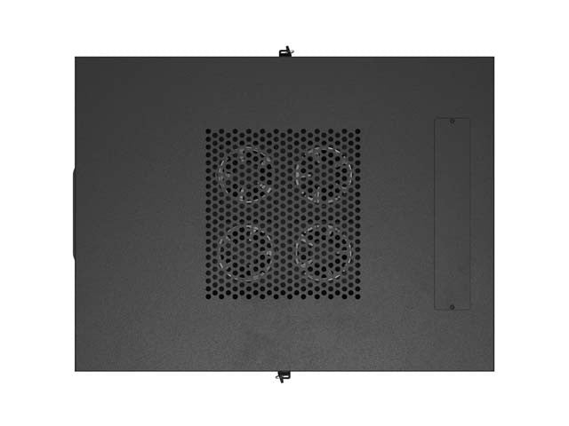 Armario Lanberg rack 19 pulgadas 27u · 600x800 flat pack puerta mesh negro con lcd