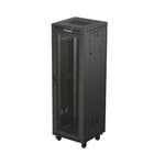 Armario Lanberg rack 19 pulgadas 37u · 600x600 flat pack puerta perforada con lcd