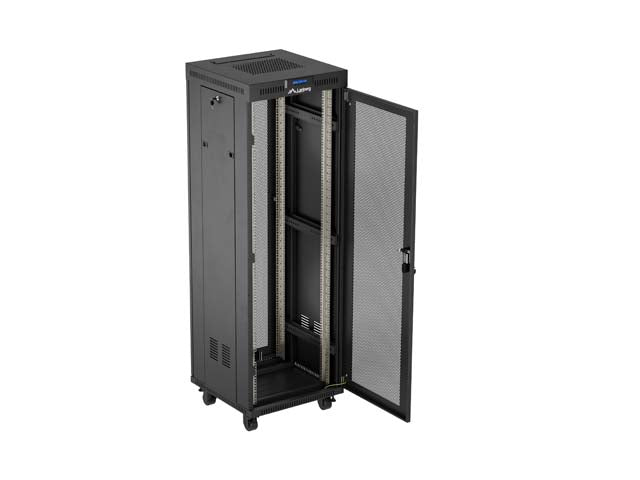 Armario Lanberg rack 19 pulgadas 37u · 600x600 flat pack puerta perforada con lcd