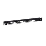 Phoenix patch panel vacio para rack de 24 puertos categoria 6 1u
