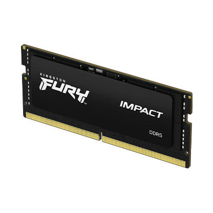 Memoria ram DDR5 16GB 2x 8GB Kingston - 4800mt - s - pc5 - 38400 - fury impact - cl38 - 1.1v - sodimm