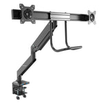 Soporte mesa startech vesa hasta 32 pulgadas 100x100mm brazo doble max 8kg - brazo 2x USB 3.1