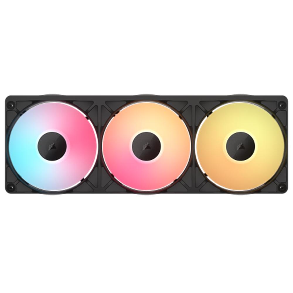 Ventilador caja Corsair icue link rx360 ii unified frame RGB 3x 120mm negro