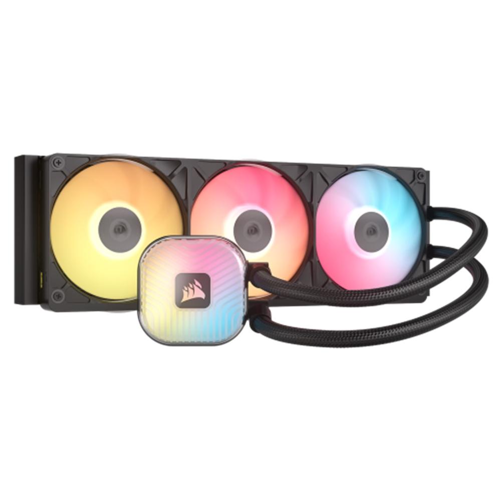 Kit refrigeracion liquida Corsair icue link titan ii 360 rx RGB 3x 120mm negro