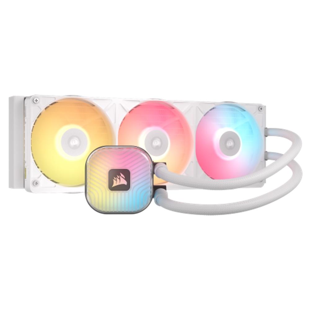 Kit refrigeracion liquida Corsair icue link titan ii 360 rx RGB 3x 120mm blanco