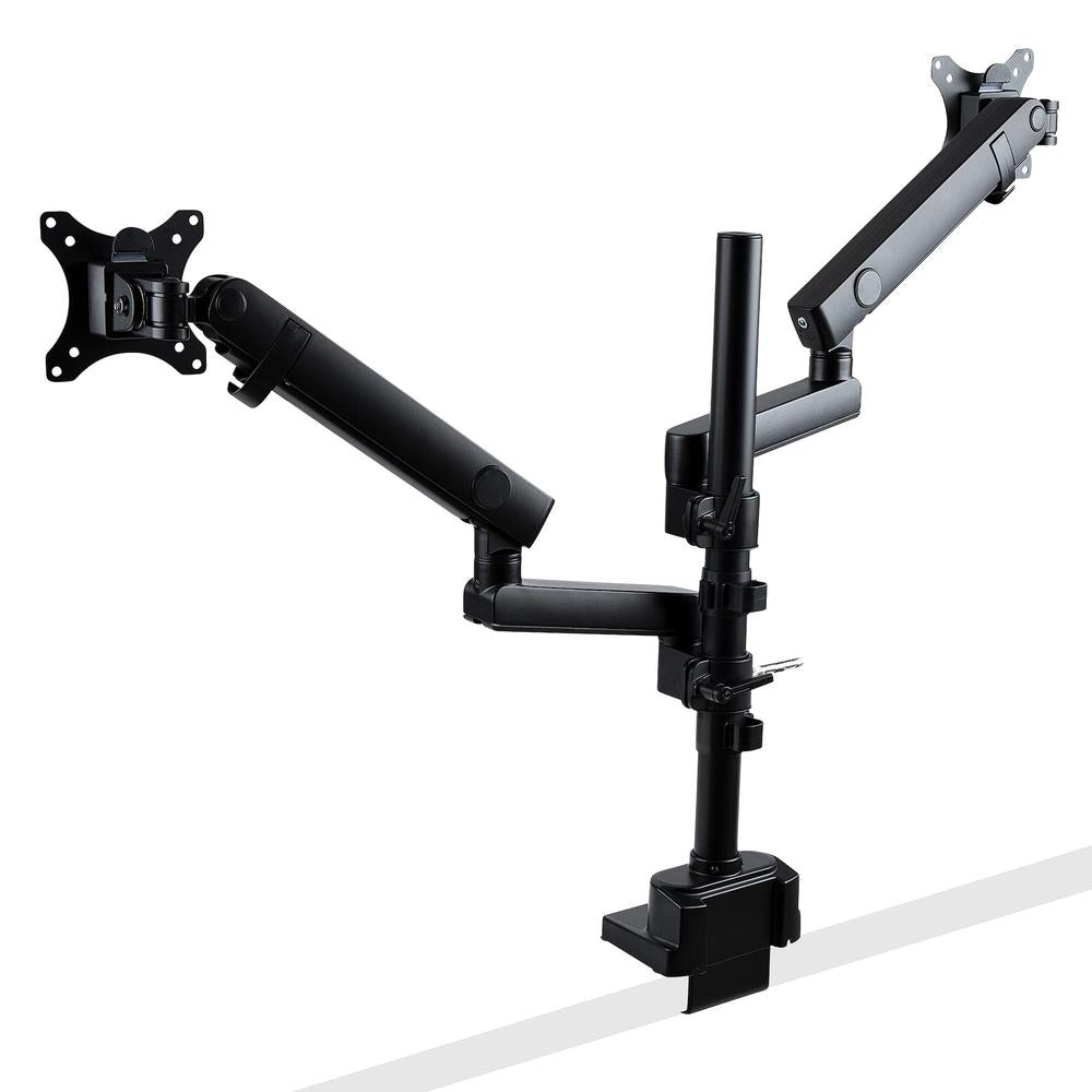 Soporte mesa startech vesa hasta 32 pulgadas 100x100 brazo doble max 8kg - brazo
