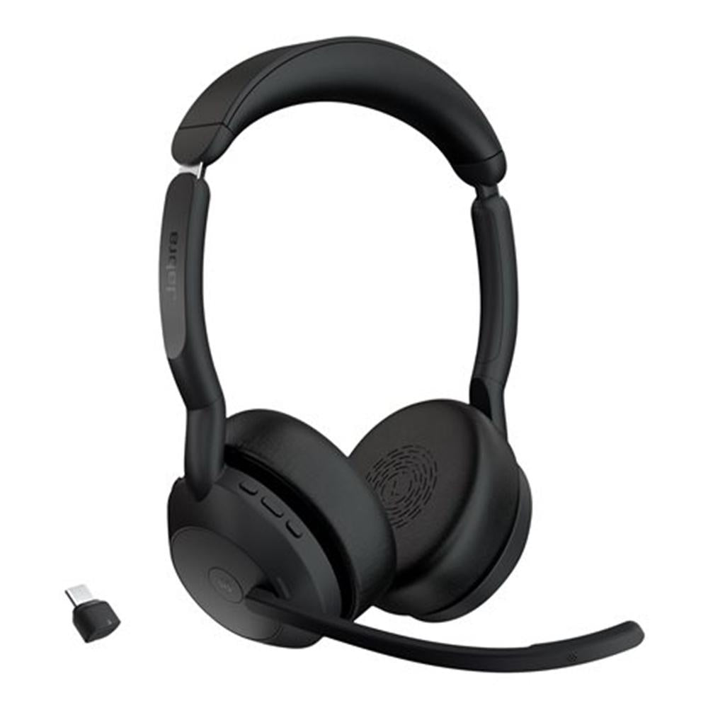 Auriculares Jabra evolve2 55 ms stereo inalambrico negro