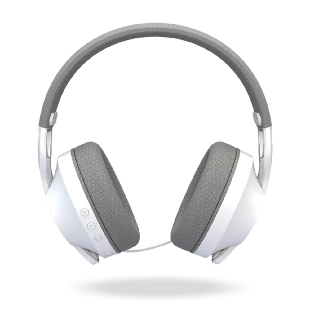 Auriculares gaming Krom phase inalambrico Blanco detalle #blanco