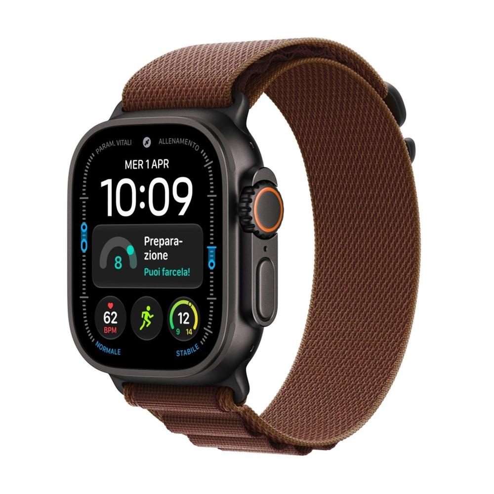 Smartwatch Apple watch u4 gps+cell 49mm black titanium case with burgundy alpine loop m