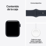 Smartwatch Apple watch se 3 GPS 40mm midnight aluminium case with navy blue sport band m - l