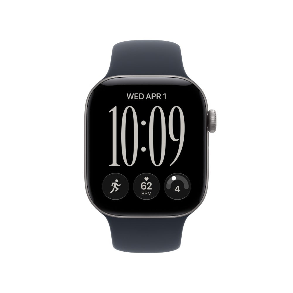 Smartwatch Apple watch s12 GPS 42mm space grey aluminium case with navy blue sport band s - m