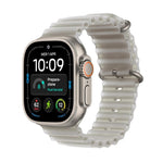 Smartwatch Apple watch u4 gps+cell 49mm natural titanium case with translucent grey ocean band