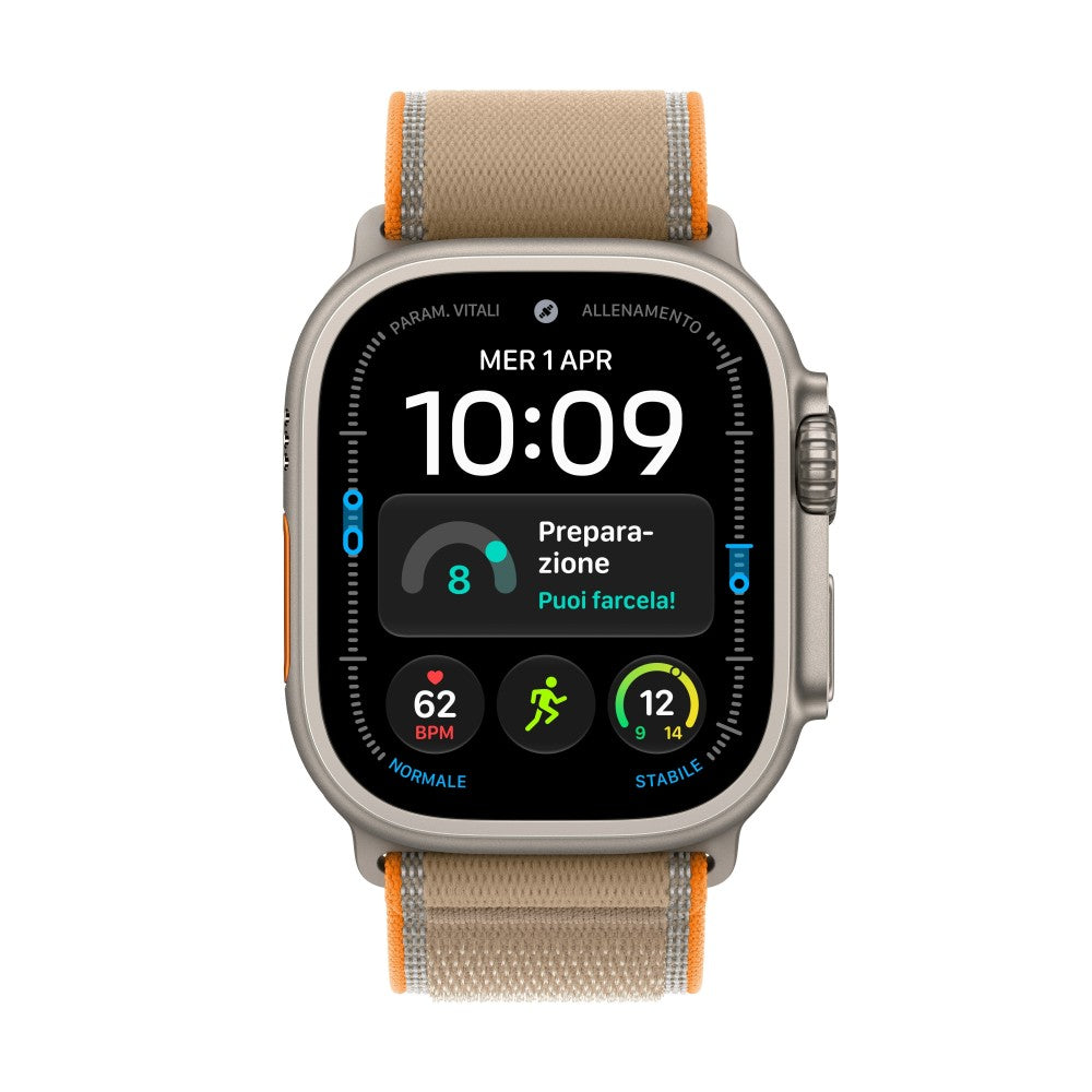 Smartwatch Apple watch u4 gps+cell 49mm natural titanium case with sand trail loop m - l