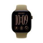 Smartwatch Apple watch s12 GPS 46mm dark bronze case with olive sport band m - l