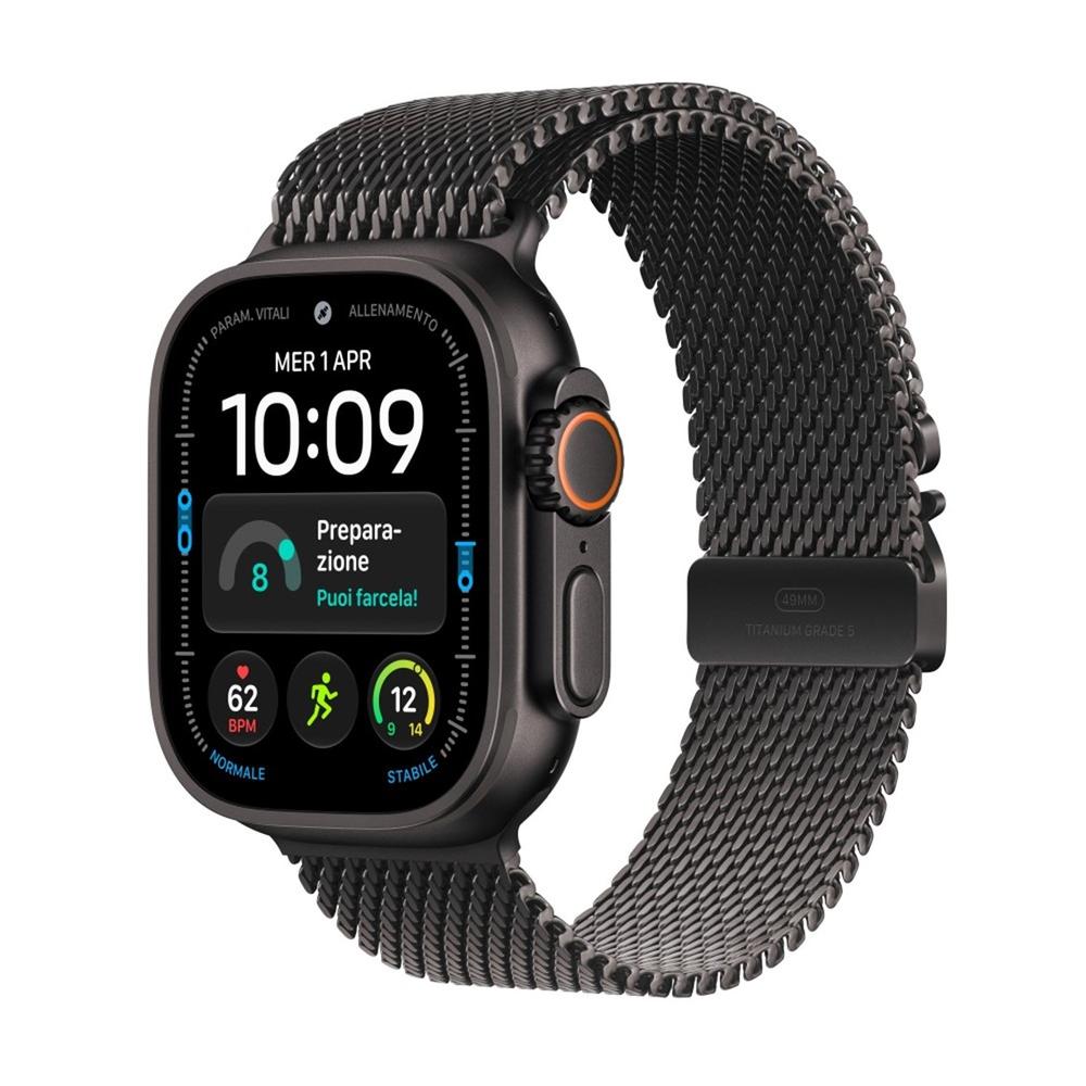 Smartwatch Apple watch u4 gps+cell 49mm black titanium milanese loop l