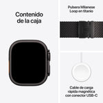 Smartwatch Apple watch u4 gps+cell 49mm black titanium milanese loop l