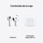 Auriculares Apple airpods 5 inalambrico blanco