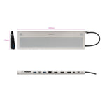 Doking Nanocable 3xusb - a+usb - c+pd+2xhdmi+dp+rj45+sd