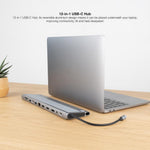 Doking Nanocable 3xusb - a+usb - c+pd+2xhdmi+dp+rj45+sd