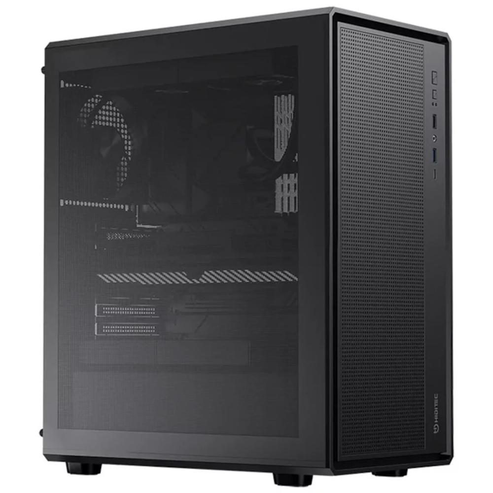 Caja ordenador gaming Hiditec h4 air ATX cristal templado negro
