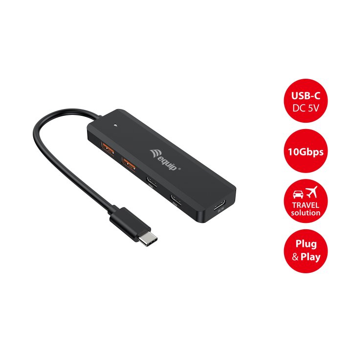 Hub Equip USB tipo c 5 en 1
