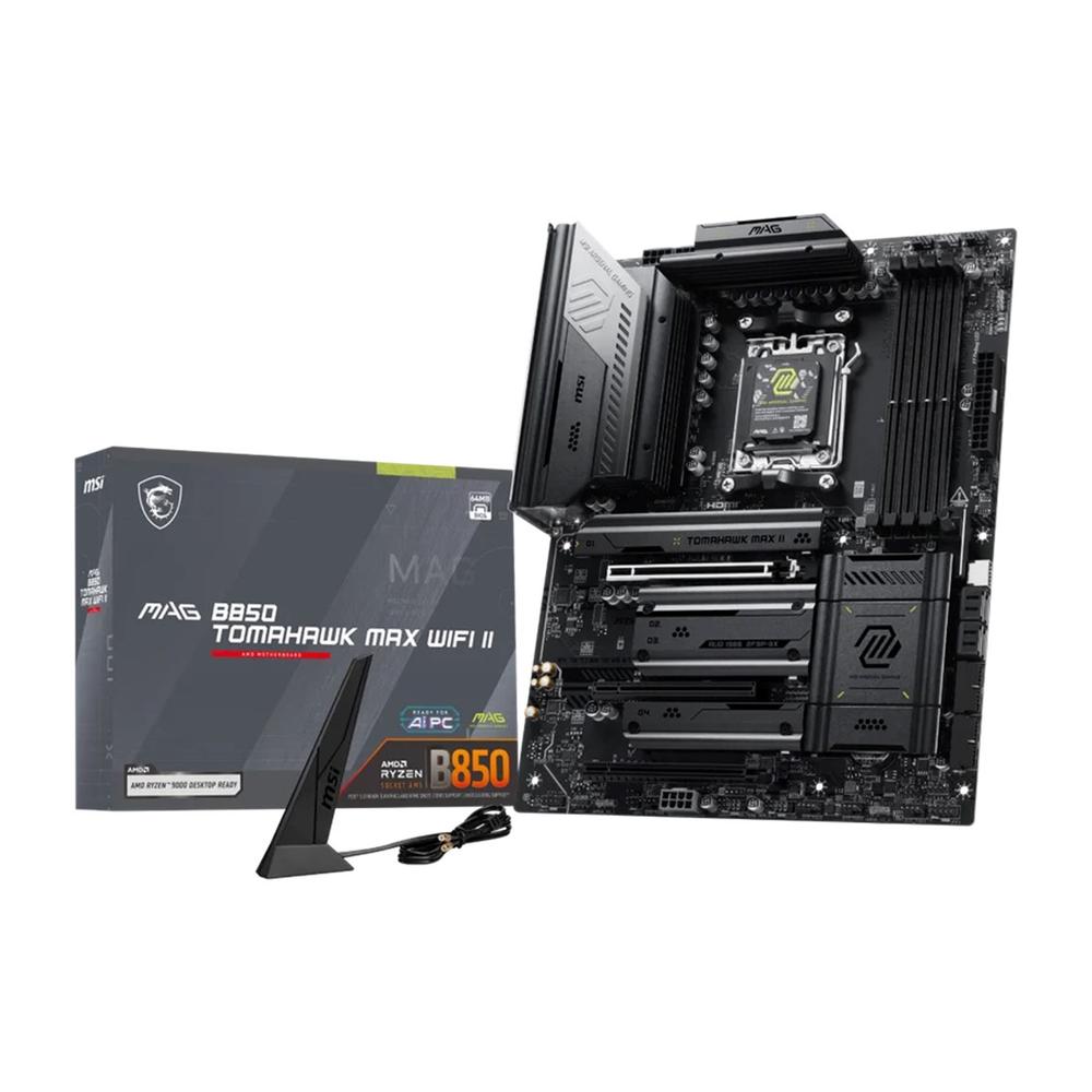 Placa base MSI mag b850 tomahawk max WiFi ii am5 ATX · 4x DDR5