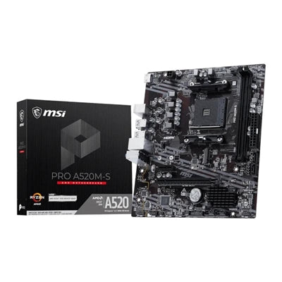 Placa base MSI pro a520m - s am4 mATX · 2x DDR4