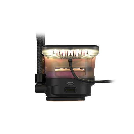 Kit refrigeracion liquida Corsair icue link titan ii 360 rx lcd RGB 3x 120mm negro