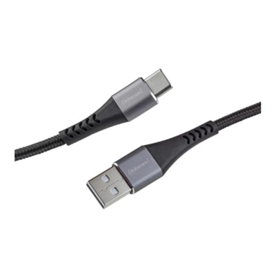 Cable USB tipo c a USB tipo a Intenso 1x 0.5m 2x 2m · macho - macho · negro 60w