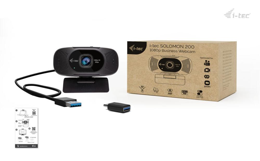 Webcam i - tec solomon 200 FHD 2mpx