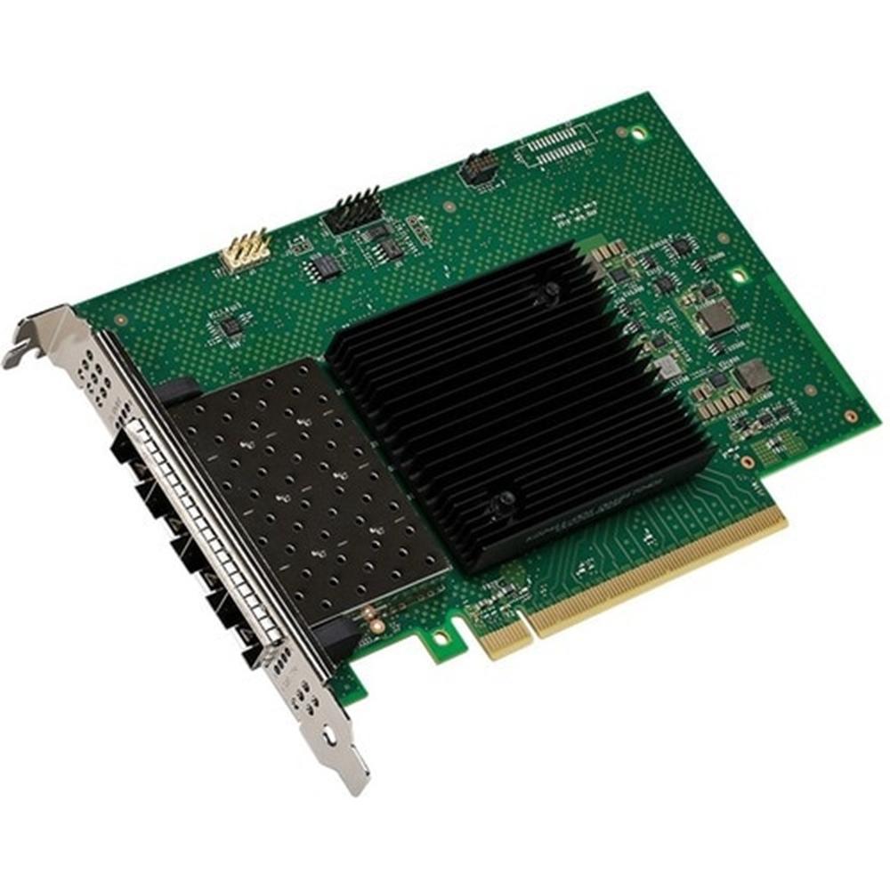 Tarjeta de red Intel ethernet e810xxvda4blk svr 4x fibra pci express 4.0